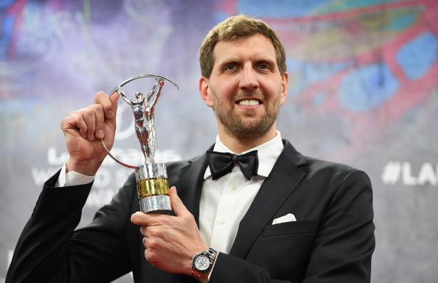 諾天王德克-諾維茨基成首位獲勞倫斯體育終身成就獎籃球運動員